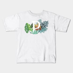 Plant Letter P Kids T-Shirt